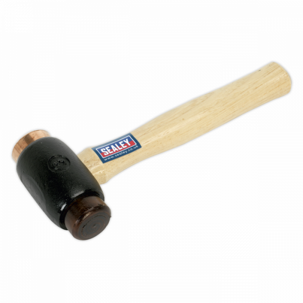 Copper / Rawhide Faced Hammer 3.5lb Hickory Shaft