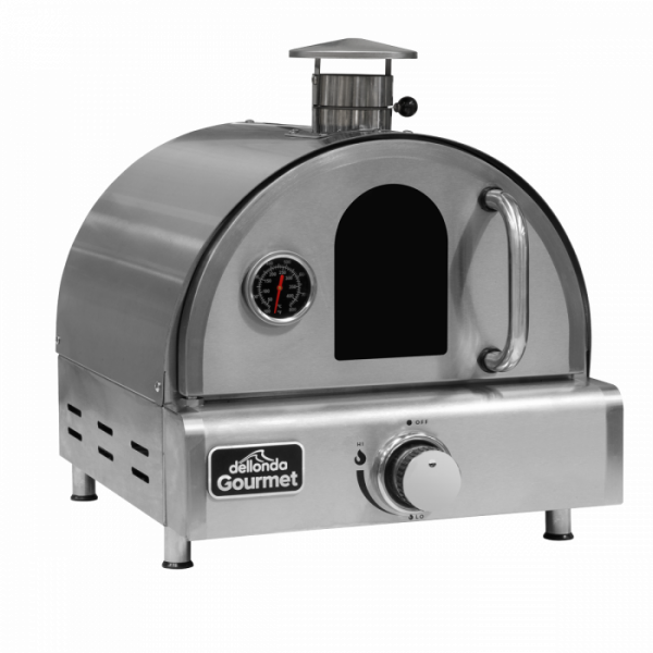 Dellonda Outdoor Tabletop Gas Powered Pizza Oven with Temperature Display – DG104