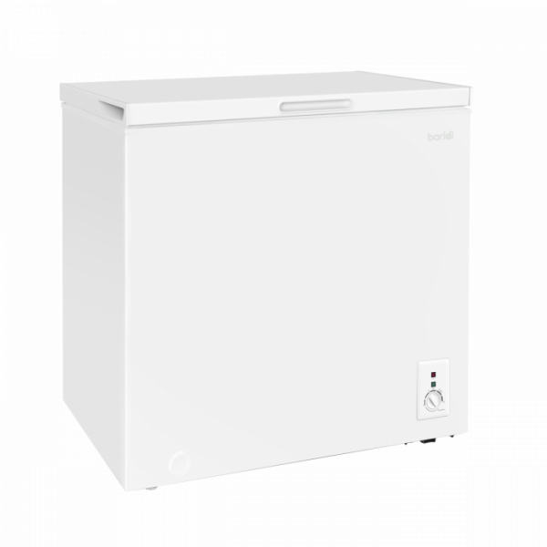 Baridi Freestanding Chest Freezer, 142L Capacity, Garages and Outbuilding Safe, -12 to -24°C Adjustable Thermostat with Refrigeration Mode, White