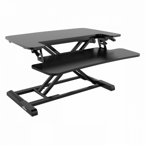 Dellonda 71cm Height Adjustable Standing Desk Converter, 50cm Max Height, 15kg Capacity – DH14