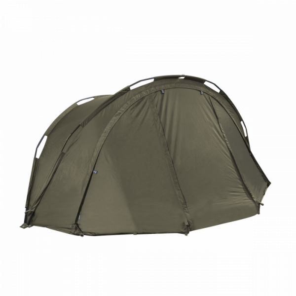 Dellonda Fishing Bivvy Carp Tent 1 Man Waterproof & UV Protection Quick Assembly Pre Threaded Poles with Ground Sheet & Heavy Duty Ground Pegs