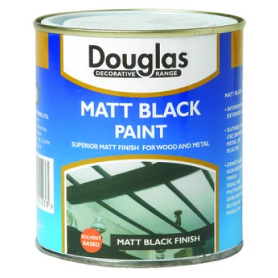 Douglas Matt Black Paint – 500ML