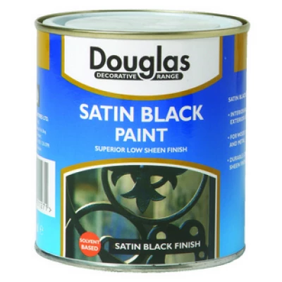 Douglas Satin Black Paint – 1L