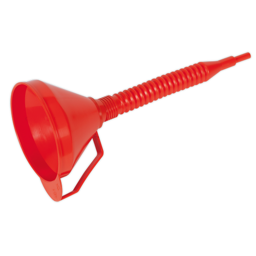 Sealey Flexible Spout Funnel with Filter 160mm - Medium