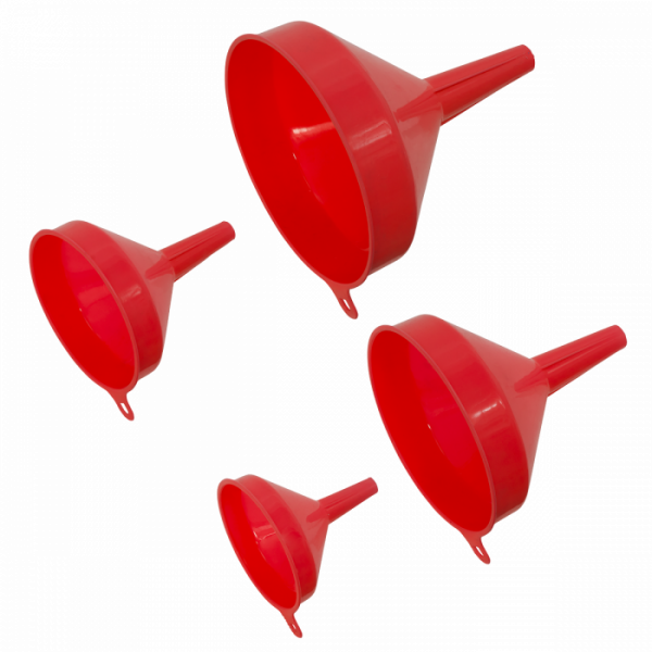 Funnel Set 4pc Economy Fixed Spout