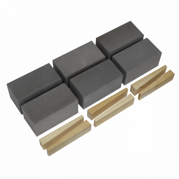 Floor Grinding Block 50 x 50 x 100mm 120Grit – Pack of 6