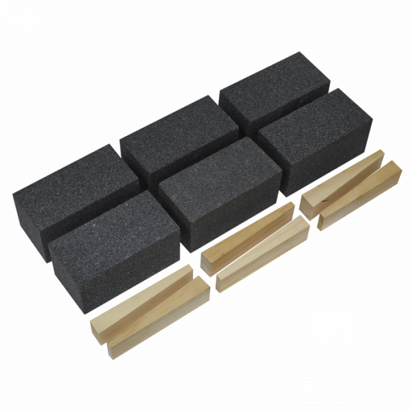 Floor Grinding Block 50 x 50 x 100mm 36Grit Pack of 6