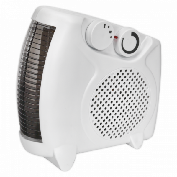 Fan Heater 2000W / 230V 2 Heat Settings & Thermostat