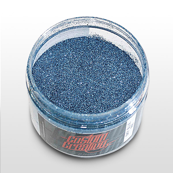 CUSTOM CREATIVE Special-Effect Finish Flakes (Size 008) 120ml – Sky Blue