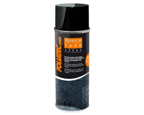 Foliatec Carpet Colour Spray, Matt Black – 400ML