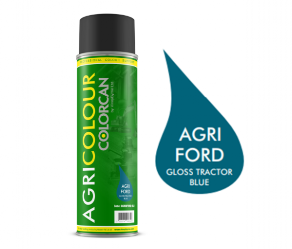 COLORCAN® FORD TRACTOR BLUE 1K ACRYLIC SPRAY PAINT – 500ML