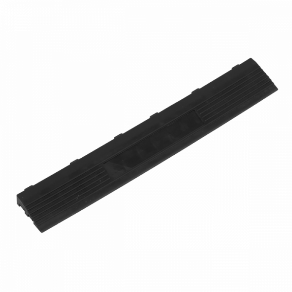 Polypropylene Floor Tile Edge 400 x 60mm Black Female – Pack of 6