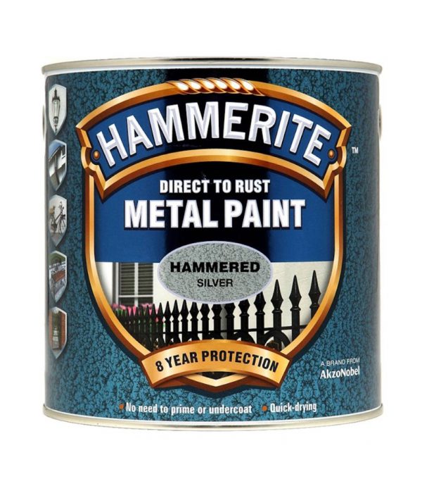 Hammerite Hammered Silver – 2.5L