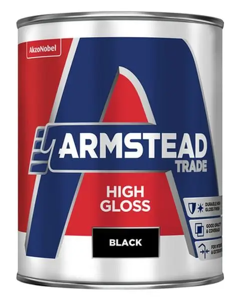 Armstead Trade High Gloss Black 1L