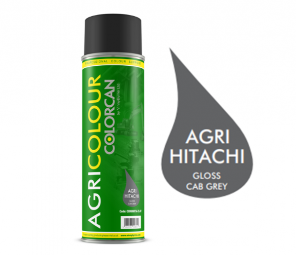 COLORCAN® HITACHI ZX CAB GREY 1K ACRYLIC SPRAY PAINT – 500ML