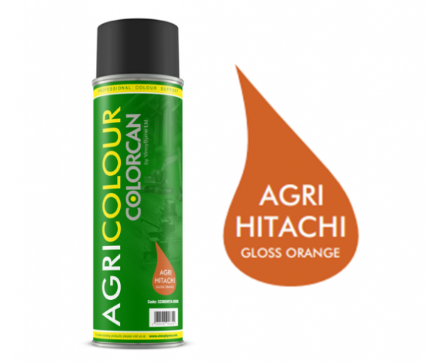 COLORCAN® HITACHI ORANGE 1K ACRYLIC SPRAY PAINT – 500ML