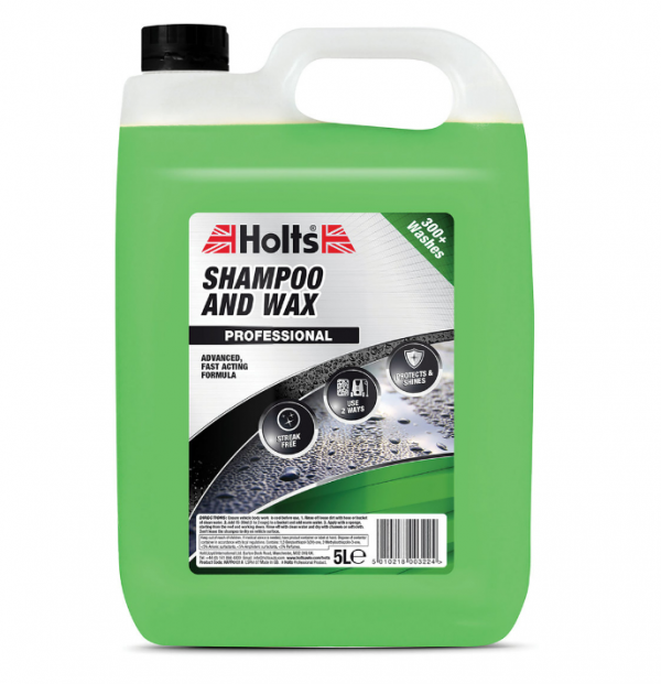 Holts Shampoo & Wax – 5L