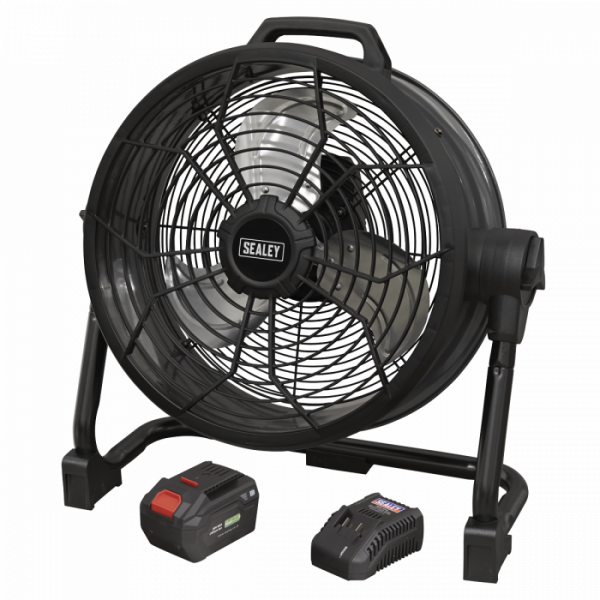 2-in-1 Cordless / Corded 16″ High Velocity Drum Fan 20V SV20 Series Kit