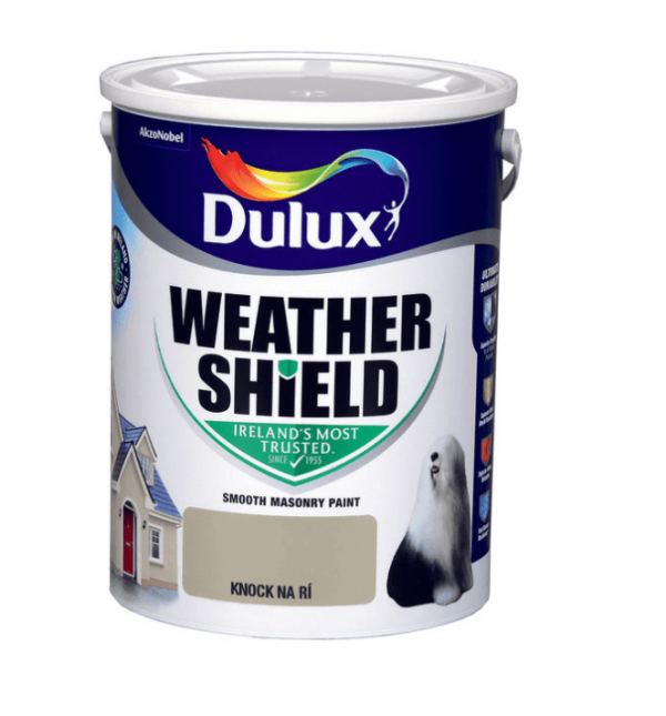 Dulux Weathershield Smooth Masonry Paint, Knock Na Ri – 5L