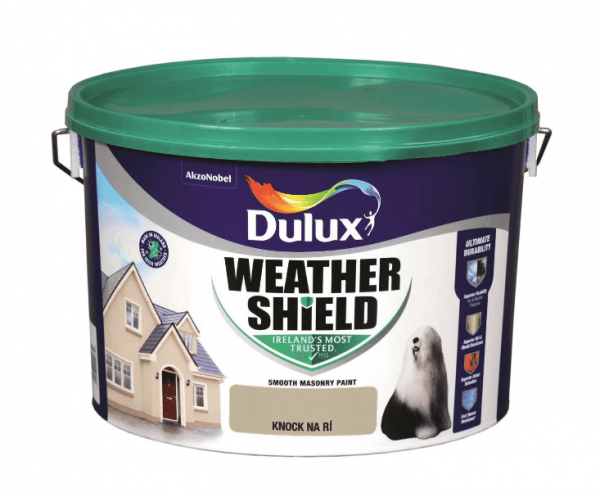 Dulux Weathershield Smooth Masonry Paint, Knock Na Ri – 10L