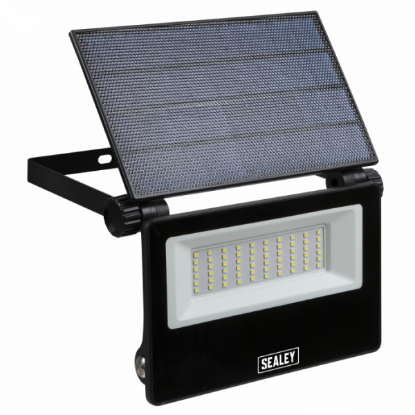 Extra-Slim Solar Floodlight with Wall Bracket 30W SMD LED