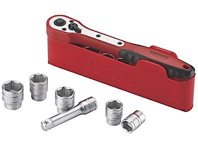 Teng Tools 3/8" Socket Set 6 pt 12 Pieces - M3812N1