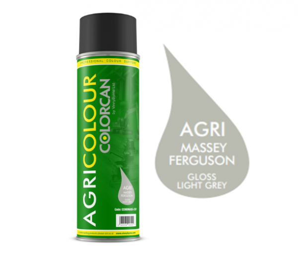 COLORCAN® MASSEY FERGUSON LIGHT GREY 1K ACRYLIC SPRAY PAINT – 500ML