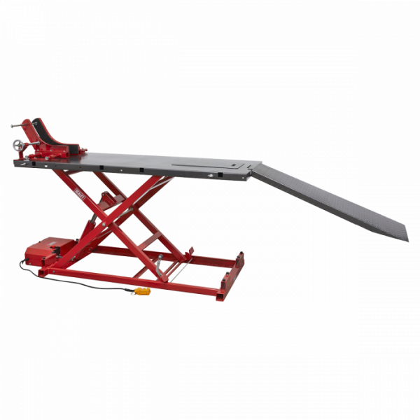 Motorcycle Lift 680kg Capacity Heavy-Duty Electro / Hydraulic