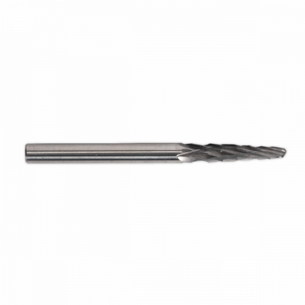 Micro Carbide Burr Ball Nose Taper 3mm Pack of 3