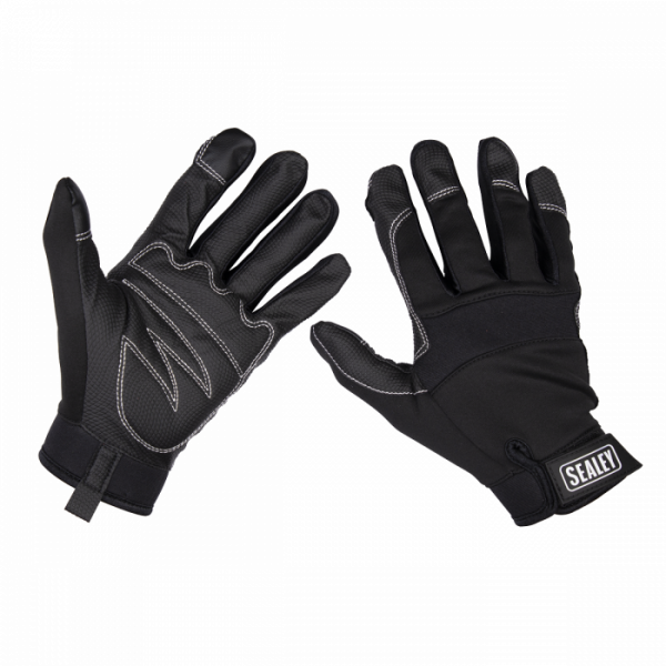 Mechanic’s Gloves Light Palm Tactouch – Large