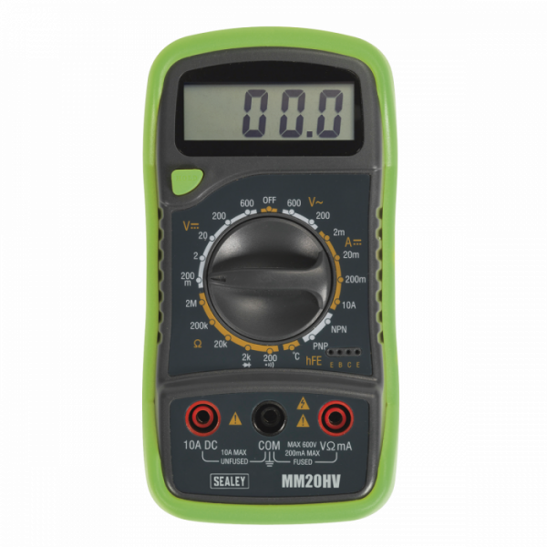 Digital Multimeter 8-Function with Thermocouple Hi-Vis