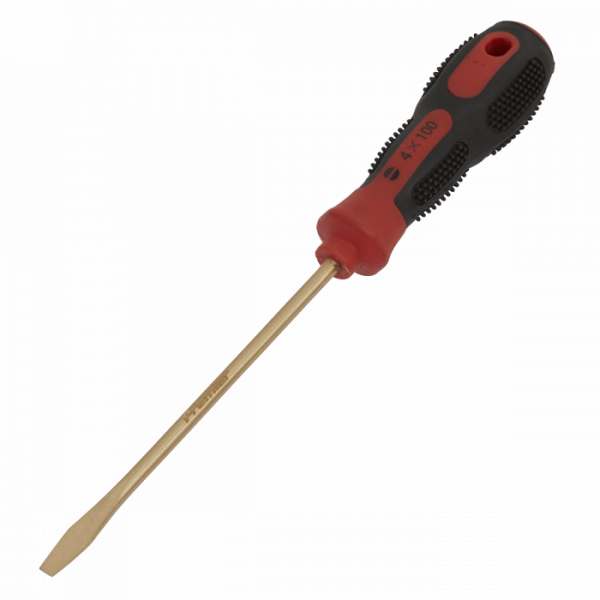 Screwdriver Slotted 4 x 100mm – Non-Sparking