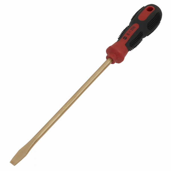 Screwdriver Slotted 8 x 200mm – Non-Sparking