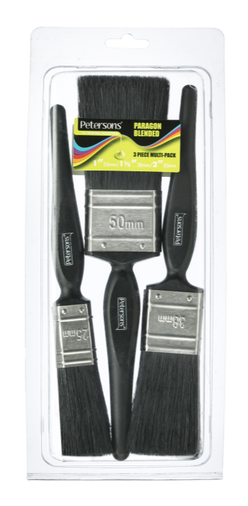 Paragon Blended Paint Brush 3 Pack