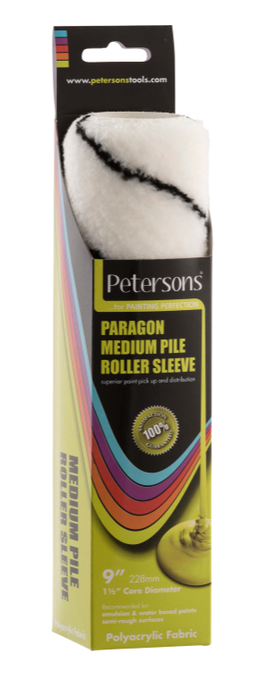 Paragon Medium Pile Roller 12mm 9″ x 1.5″