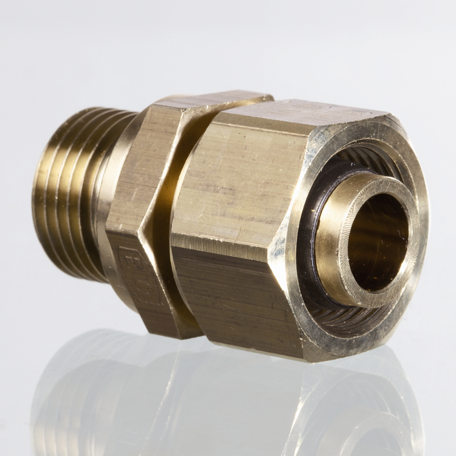 Connector M/S AGR1/4"-WD L10 BR