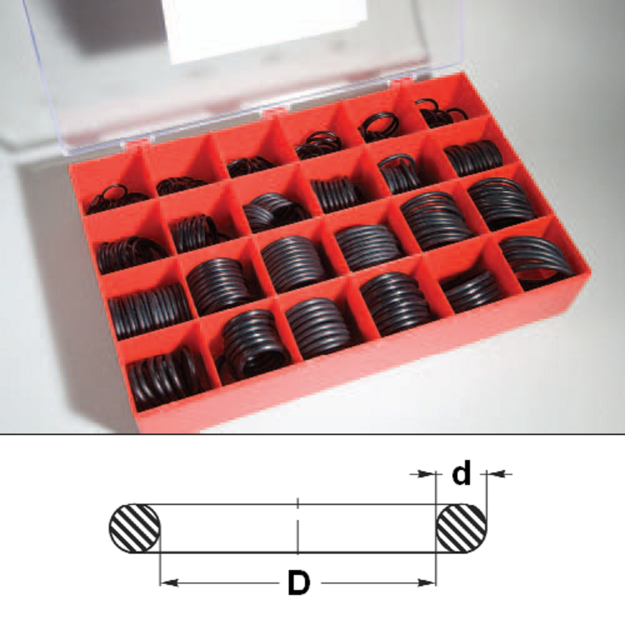 O-ring set D NBR 70SH