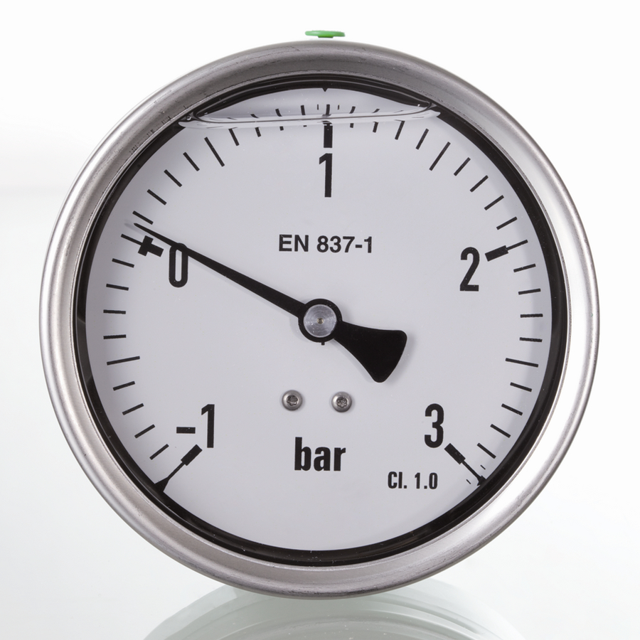 Vacuum gauge glycerin 100 -1+9bar