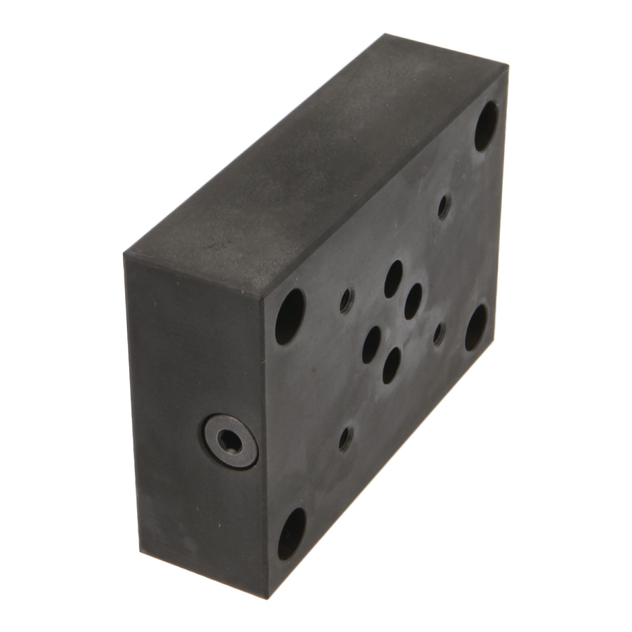 Anschlussplatte 1x NG6 3/8" seitlich