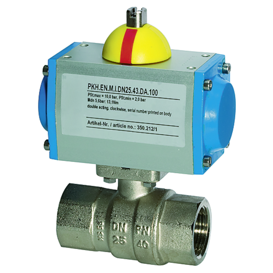 Brass ball valve, 2-way