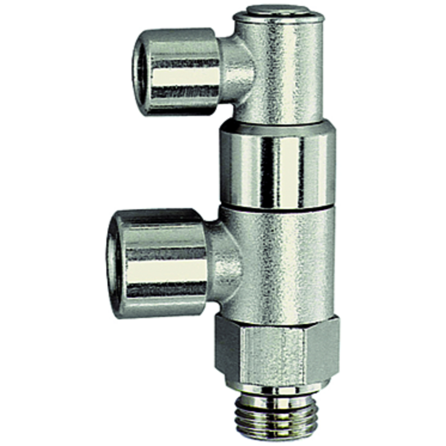 Stop valve, pneumatic actuated