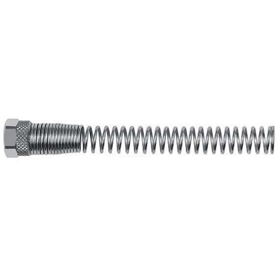 Nut with protective spring
