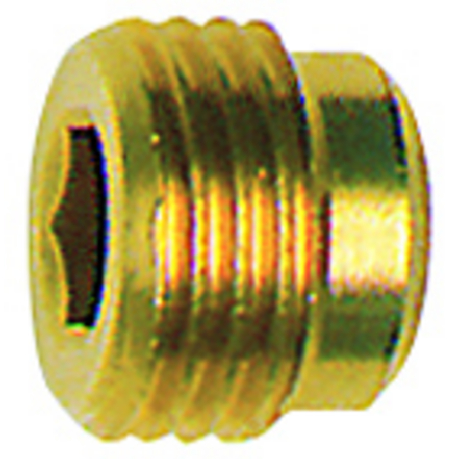 Hexagon socket screw plug without collar