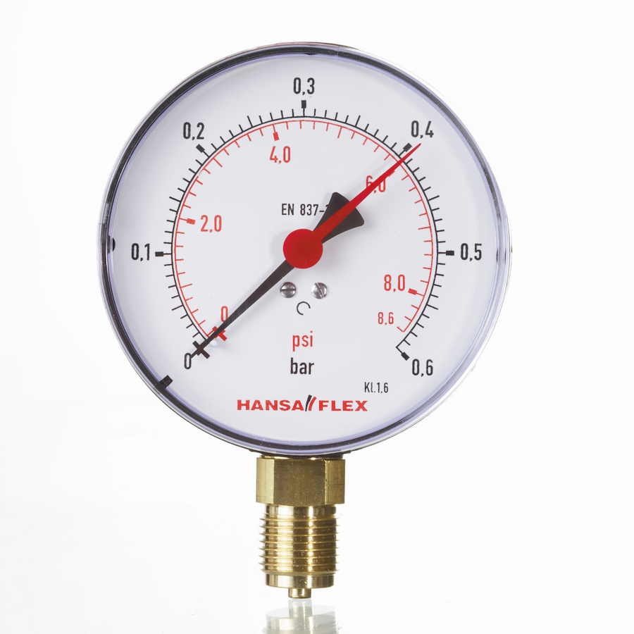 Pressure gauge w/o. g. 100 40bar AGR1/2"