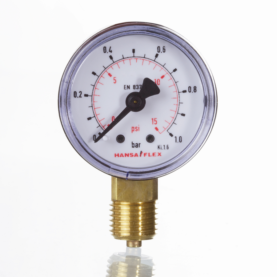 Pressure gauge w/o. g. 40 6bar AGR1/4"