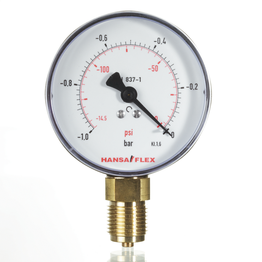 Vac-pressure gauge 80 -1+15bar AGR1/2"