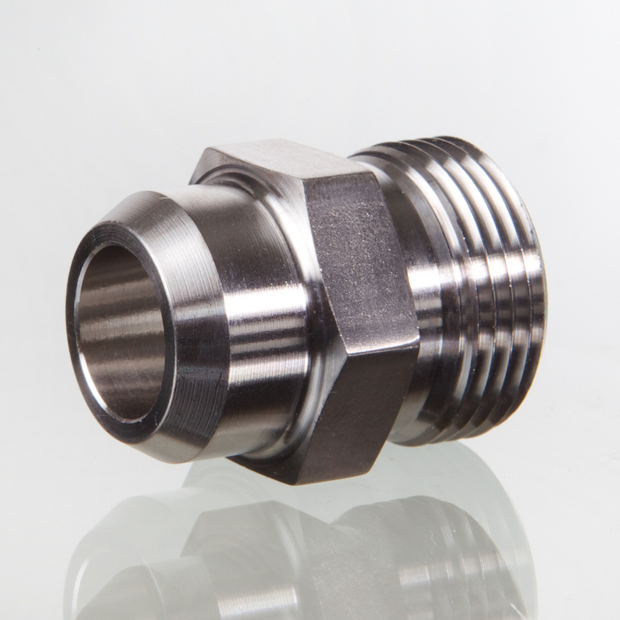 Weld adaptor AGM22x1.5 tube17 SS