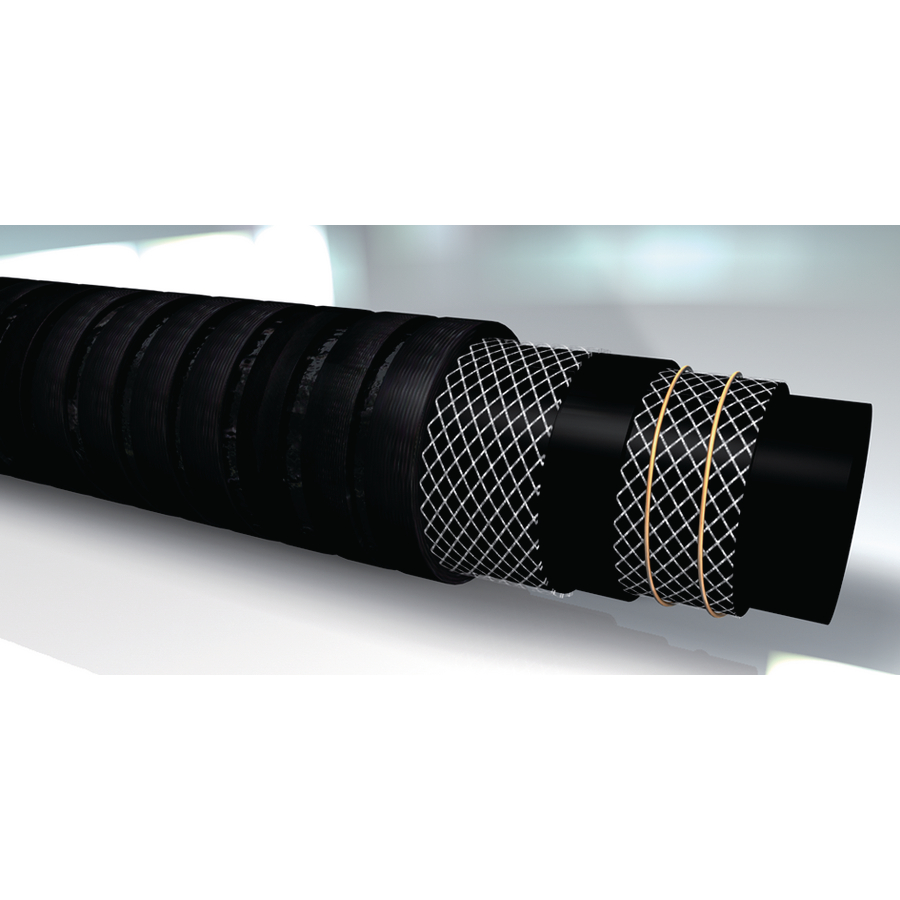 Suction hose DN19 grooved cover