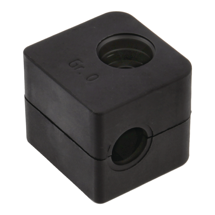 Tube clamp light Sz0 9.5 PA6