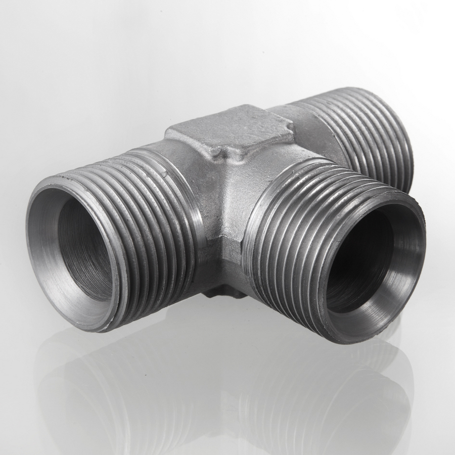 TEE PIECE MALE - 1/8" BSP - STAINLESS STEEL